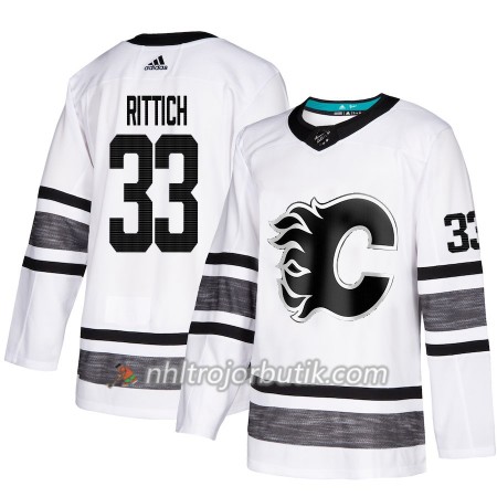 Män Ishockey Calgary Flames tröja David Rittich 33 Vit 2019 All-Star Adidas Authentic Män Ishockey Calgary Flames tröja David Rittich 33 Vit 2019 All-Star Adidas Authentic